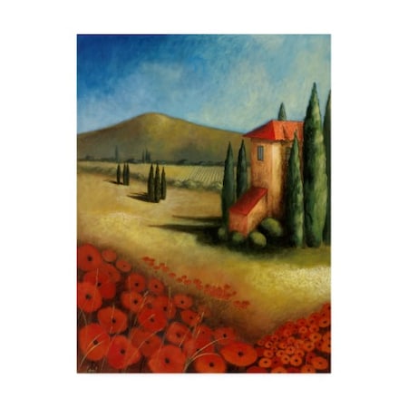 Pablo Esteban 'Tuscan Hidden Home' Canvas Art,14x19
